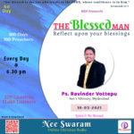 THE BLESSED MAN REFELCT UPON YOUR BLESSINGS(Nee Swaram)