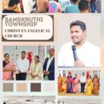 Ministering at Sanskruthi Township Christ Evangelical Church