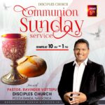 COMMUNION SUNDAY SERVICE AT DISCIPLES CHURCH NALGONDA