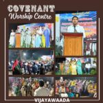 Ministering at COVENANT WORSHIP CENTER VIJAYAWADA